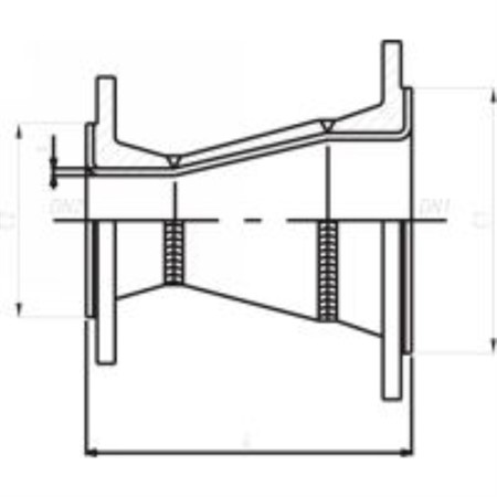 PTFE-linet redusering