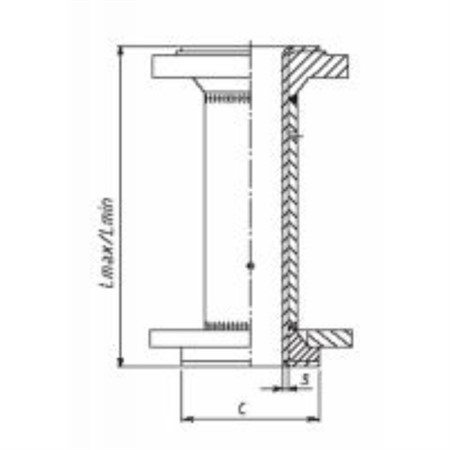 PTFE-linet rør PN10