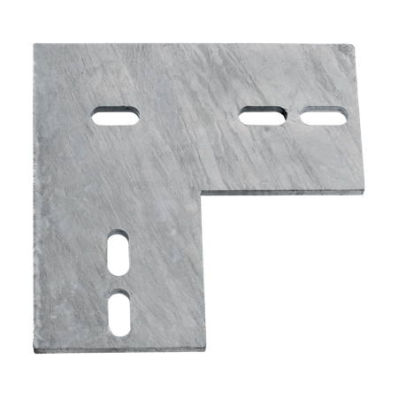 Skinneplate, vinkel 90°