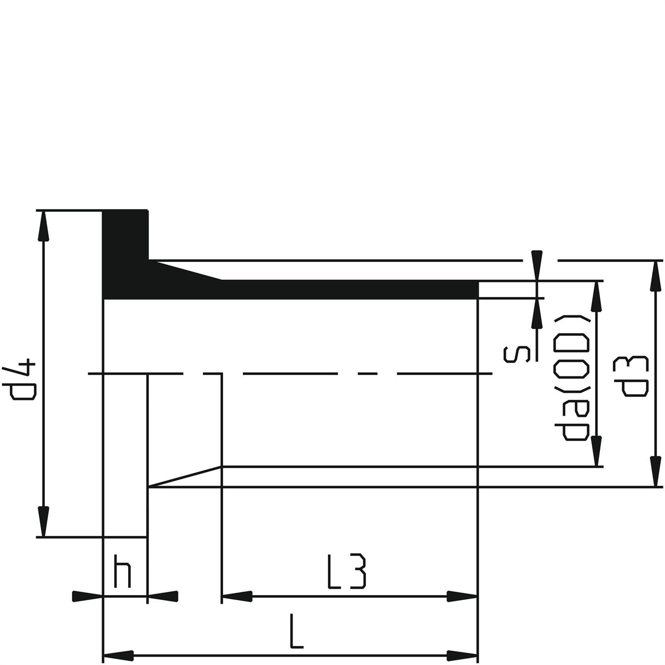 PE100-RC-krage lang d315mm SDR17
